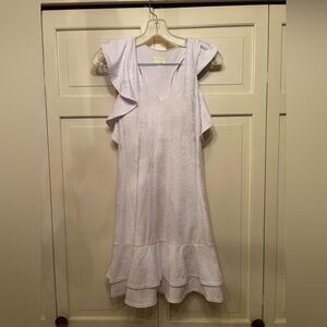 Lilly Pulitzer White Ruffled Luxletic Dress